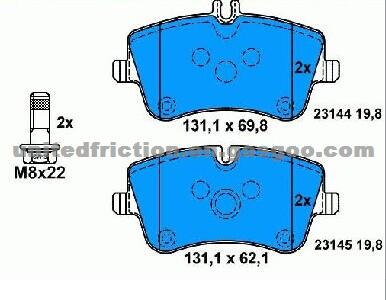 MERCEDES BENZ Brake Pad D872