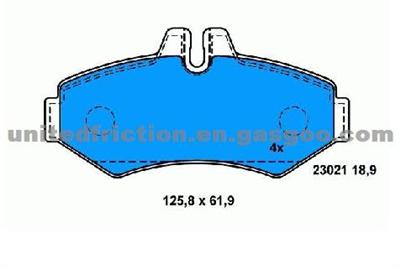 MERCEDES BENZ Brake Pad D928