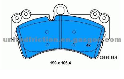 PORSCHE, VOLKSWAGEN Brake Pad D977