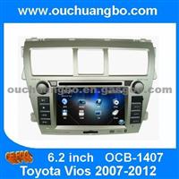 Ouchuangbo Auto DVD GPS Navigation Multimedia For For Toyota Vios 2007-2012 Car Radio Bluetooth TV Stereo System