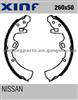 NISSAN DAT-280C 81-83 Brake Shoe