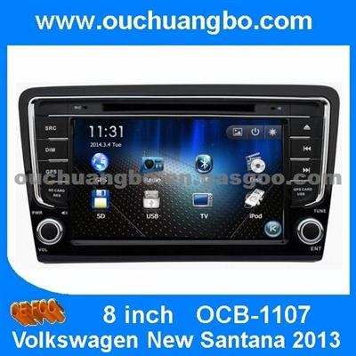 Ouchuangbo Auto DVD System For Volkswagen New Santana 2013 GPS Navigation Stereo Radio Player