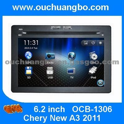 Ouchuangbo Auto Radio DVD System For Chery New A3 2011 GPS Navi Multimedia Player USB IPod