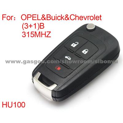 Chevrolet Remote Key (3+1) Buttons 315MHZ