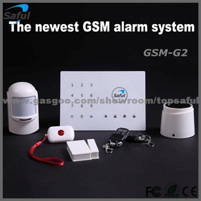 SMS Data Transmission Android/ IOS APP Remote Control Intelligent Wireless Home Burglar Alarm Security System