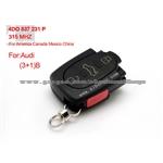 AUDI 3+1 Remote 4DO 837 231 P 315Mhz For America Canada Mexico China