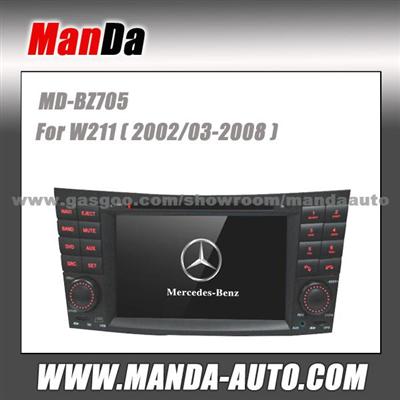 Manda 2 Din Car Video For Benz W211 ( 2002 2003 2004 2005 2006 2007 2008) Car Dvd Gps Automobiles