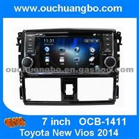 Ouchuangbo Car DVD Head Unit CD MP3 Player GPS Nav Navigation For Toyota New Vios 2014