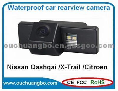 Ouchuangbo Wide Angle Water Proof Car Camera For Nissan Qashqai /X-Trail /Citroen With Night Vision PAL/NTSC