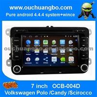 Ouchuangbo Car Multimedia System For Volkswagen Polo /Candy /Scirocco DVD Stereo GPS Navigation Android 4.4.4 System +Wince