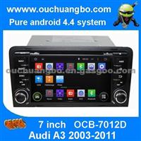 Ouchuangbo 7 Inch Android 4.4 HD 1024*600 For Audi A3 2003-2011 Car DVD Player Capacitive Multiple GPS Navigation Radio IPod USB