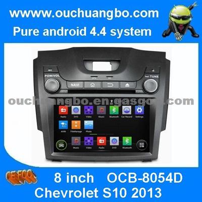 Ouchuangbo Car Stereo GPS Navigation Audio For Chevrolet S10 2013 DVD Radio Player Android 4.4 System 3G Wifi TV Bluetooth