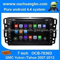 Ouchuangbo Capacitive Multiple 3G Wifi Car GPS Navigation Android 4.4 For GMC Yukon /Tahoe 2007-2012 DVD Multimedia Stereo System