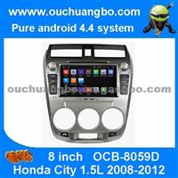 Ouchuangbo Car Radio GPS Navigation Video System For Honda City 1.5L 2008-2012 Android 4.4 3G Wifi IPod USB Analog TV