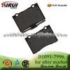 D1091-7996 Front Brake Pad For Acura RL And Honda Legend IV (OE NO.: 45022-SJA-010)