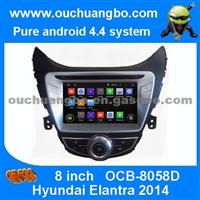 Ouchuangbo Car Headunit DVD System For Hyundai Elantra 2014 Android 4.4 3G Wifi USB Navi Audio Player