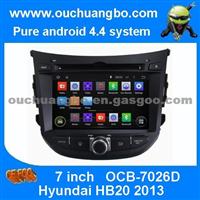 Ouchuangbo Android 4.4 DVD Media Player Hyundai HB20 2013 Car Navigation IPod USB 3G Wifi Stereo System