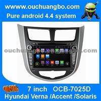 Ouchuangbo Car Radio DVD Player For Hyundai Verna /Accent /Solaris GPS Navigation IPod USB RDS SWC Android 4.4 System