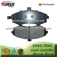 D941-7843 Elantra Brake Pad 1994-2006 F