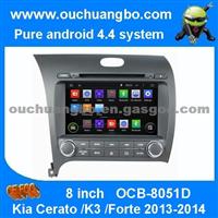 Ouchuangbo Car Radio Stereo Audio Player For Kia Cerato K3 Forte 2013-2014 GPS Nav IPod USB Android 4.4 System