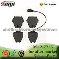 D912-7725 Brake Pad For A8 Quattro W/323mm Rotor And Phaeton (OE NO.: 3D0698151B)
