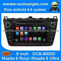 Ouchuangbo Car Radio GPS Satnav Android 4.4 Sysem For Mazda 6 Ruiyi /Mazda 6 Ultra Auto Multimedia Kit