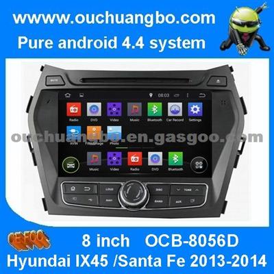 Ouchuangbo Car Stereo GPS System For Hyundai IX45 /Santa Fe 2013-2014 Android 4.4 3G Wifi Bluetooth TV Video