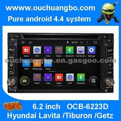 Ouchuangbo Car Pc DVD Navi Multimedia System For Hyundai Lavita /Tiburon /Getz Android 4.4 3G Wifi Bluetooth Audio Player