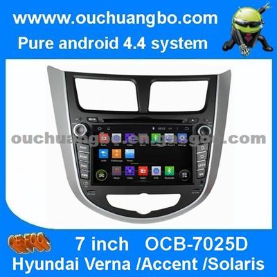 Ouchuangbo Car Radio DVD Player For Hyundai Verna /Accent /Solaris GPS Navigation IPod USB RDS SWC Android 4.4 System