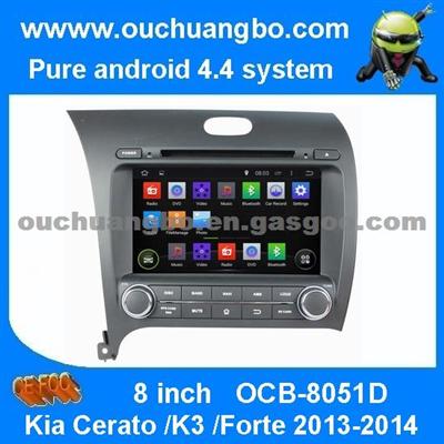 Ouchuangbo Car Radio Stereo Audio Player For Kia Cerato K3 Forte 2013-2014 GPS Nav IPod USB Android 4.4 System