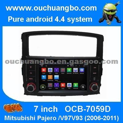 Ouchuangbo Car Multimedia Stereo GPS Navigation For Mitsubishi Pajero V97 /V93 (2006-2011) Android 4.4 3G Wifi Bluetooth IPod