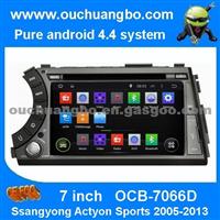 Ouchuangbo Auto GPS Navigation Stereo System For Ssangyong Actyon Sports 2005-2013 Android 4.4 DVD Multimedia Player IPod USB