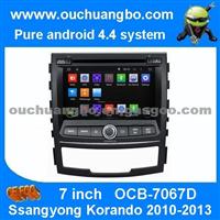 Ouchuangbo Car GPS Navigation 3G Wifi Bluetooth DVD System For Ssangyong Korando 2010-2013 Android 4.4 Audio Player