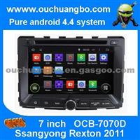 Ouchuangbo Car Stereo Radio For Ssangyong Rexton 2011 GPS Navigation IPod USB 3G Wifi DVD Multimedia Android 4.4 System