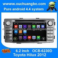 Ouchuangbo Car GPS Sat Nav Multimedia Stereo System For Toyota Hilux 2012 Pure Android 4.4 3G Wifi Bluetooth Radio