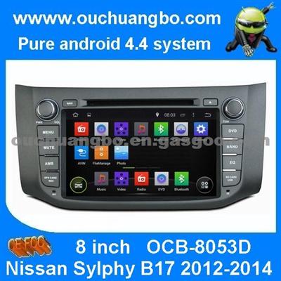 Ouchuangbo Car GPS Navigation For Nissan Sylphy B17 2012-2014 DVD Audio Media Player Android 4.4 System