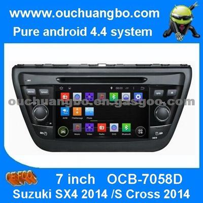 Ouchuangbo Car GPS Navigation IPod USB DVD Player For Suzuki SX4 2014 /S Cross 2014 Android 4.4 3G Wifi Bluetooth Multimedia System