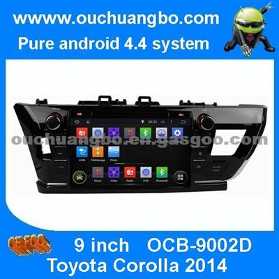 Ouchuangbo Auto GPS Media System For Toyota Corolla 2014 Android 4.4 DVD Stereo 3G Wifi Bluetooth Radio