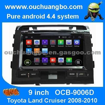 Ouchuangbo Car GPS Navigation Stereo DVD System For Toyota Land Cruiser 2008-2010 Android 4.4 3G Wifi Bluetooth SWC