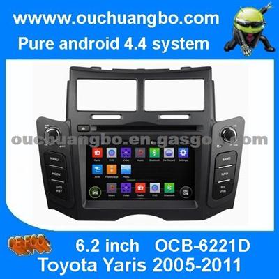 Ouchuangbo Car Stereo System For Toyota Yaris 2005-2011 Android 4.4 3G Wifi Autoradio DVD Player