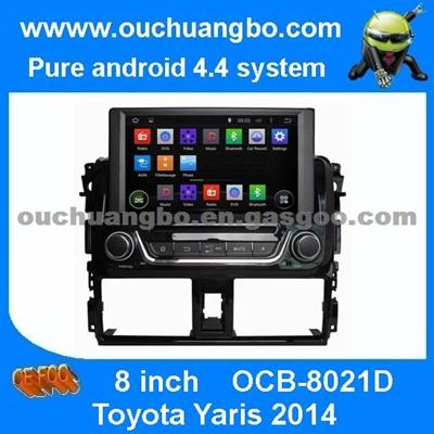 Ouchuangbo Auto DVD Multimedia Stereo GPS For Toyota Yaris 2014 Android 4.4 3G Wifi Bluetoth Audio Player