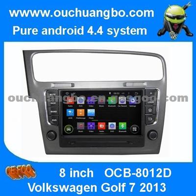 Ouchuangbo Car Radio Stereo Touch Screen Bluetooth GPS Navigation For Volkswagen Golf 7 2013 Android 4.4 DVD System