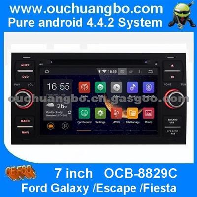 Ouchuangbo Car Multimedia Radio Bluetooth 3G Wifi RDS Ford Galaxy /Escape /Fiesta Android 4.4 DVD System Cortex A9 Dual-Core