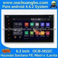 Ouchuangbo Pure Android 4.4 DVD Navigation 3G Wifi Bluetooth Stereo System For Hyundai Santana FE Matrix Lavita GPS Sat Multimedia Player