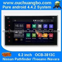 Ouchuangbo Auto Stereo Head Unit DVD For Nissan Pathfinder Treeano Navara GPS Navigation Android 4.4 OS