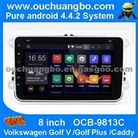 Ouchuangbo Auto Stereo DVD System For Volkswagen Golf V /Golf Plus /Caddy GPS Navigation Radio IPod 3G Wifi Bluetooth Dual Zone Android 4.4 System