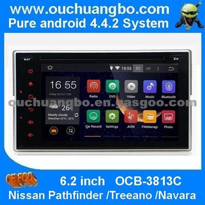 Ouchuangbo Auto Stereo Head Unit DVD For Nissan Pathfinder Treeano Navara GPS Navigation Android 4.4 OS