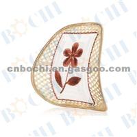 Universal Car Wire Waist Cushion With Flower Logo