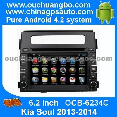 Ouchuangbo Auto DVD System For Kia Soul 2013-2014 Android 4.2 GPS Navigation IPod USB 3G Wifi Radio