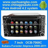 Ouchuangbo GPS Navigation Stereo Multimedia Kit For Subaru Forester Impreza 2008-2011 3G Wifi Bluetooth Audio Pure Android 4.2 System